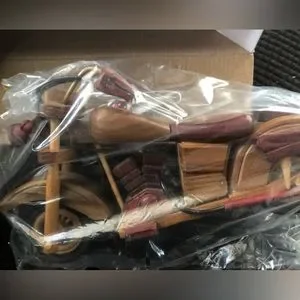 送料無料 DAFU CRAFTs wooden motorcycle バイク DAFU CRAFTs 天然木 wooden motorcycle アンティーク - メルカリ
